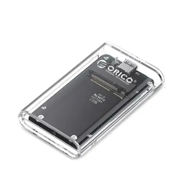 Kuti e jashtme SSD Orico TC10-MS, mSATA, USB-C 3.2 5Gb/s, transparente