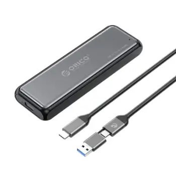 Kuti e jashtme SSD Orico DDM2-C3, M.2 NVMe, USB-C 3.2 10Gb/s, e zezë