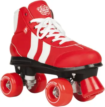 Patina me katër rrota Rookie Retro V2, ABEC 7, për të rritur dhe fëmijë, të kuqe e bardhë