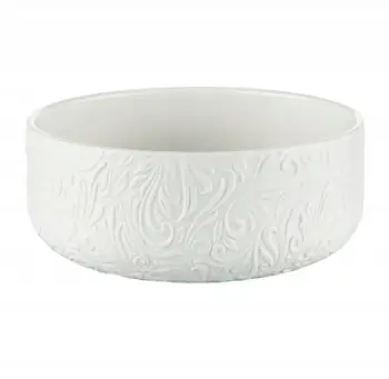 Tas porcelani Verlo Azzur, 10 cm, i bardhë