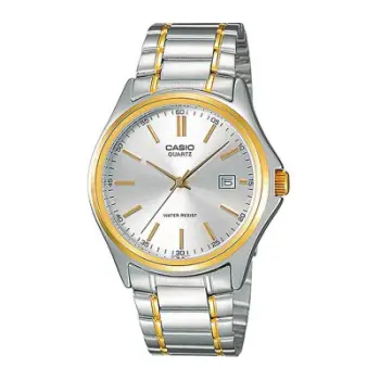 Orë dore Casio MTP-1183G-7A për meshkuj, analoge, çelik inox, dyngjyrëshe argjend ari