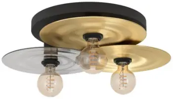 Llambë tavani Eglo LB24 LINTMILL, 3xE27 max 40W, bronz e zezë gri