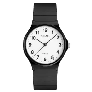 Orë dore Skmei 1419BKWT NM, unisex, me kuti dhurate