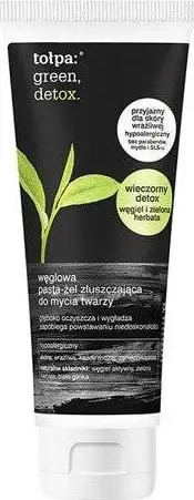 Pastë pastruese fytyre Tołpa Green Detox, eksfoliuese, 125ml