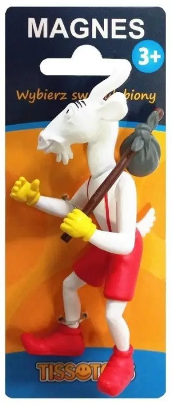 Figurine magnetike Tisso Toys Little Goat, 10.5cm, plastike, shumëngjyrëshe