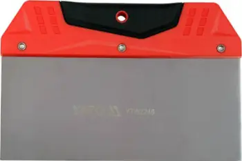 Shpatull muresh Yato YT-52246, çelik inox 20 cm, dorezë plastike, e kuqe