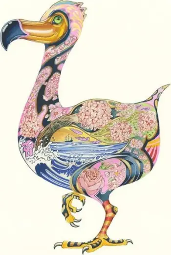 Kartolinë me zarf Dodo Bird A108 B6, letër 330g, shumëngjyrëshe