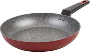 Tigan skuqjeje NAVA Granite, 30 cm, shtresë graniti, i kuq