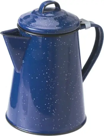 Xhezve kampingu GSI Outdoors Coffee Pot 6 Cup, metal, e kaltër