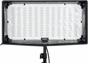 Panel drite fleksibël Amaran F21x, bicolor, për video, i zi