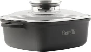 Tigan pjekjeje Berretti Pot Roasting Pan 2in1, 4.5L, shtresë ILAG Granitec, gri