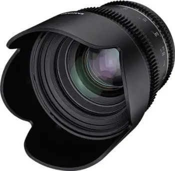 Objektiv kinematografik Samyang 50mm T1.5 VDSLR MK2, bajonetë Sony E, fokus manual, i zi