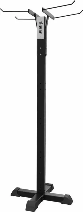 Raf dyshekësh tiguar double sided mat rack, deri 40 dyshekë, çelik, i zi