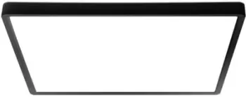 Lampë tavanore Bastia PLF-83625-450S, LED 45W, katrore, e zezë