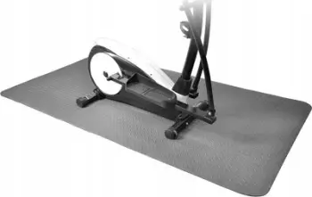 Tapet mbrojtës për pajisje fitnesi Master, 200 x 100 x 0.6 cm, PVC, i zi