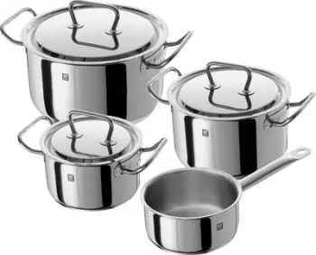 Set tenxheresh Zwilling Twin Classic, 4 copë, çelik inox, i argjendtë
