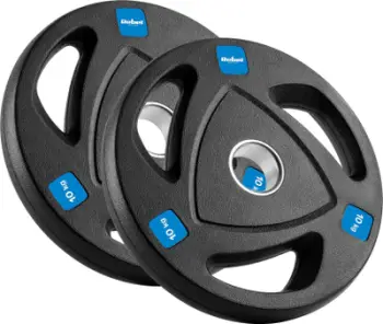 Set peshash olimpike Rebel, 2x10kg, 51mm, gri