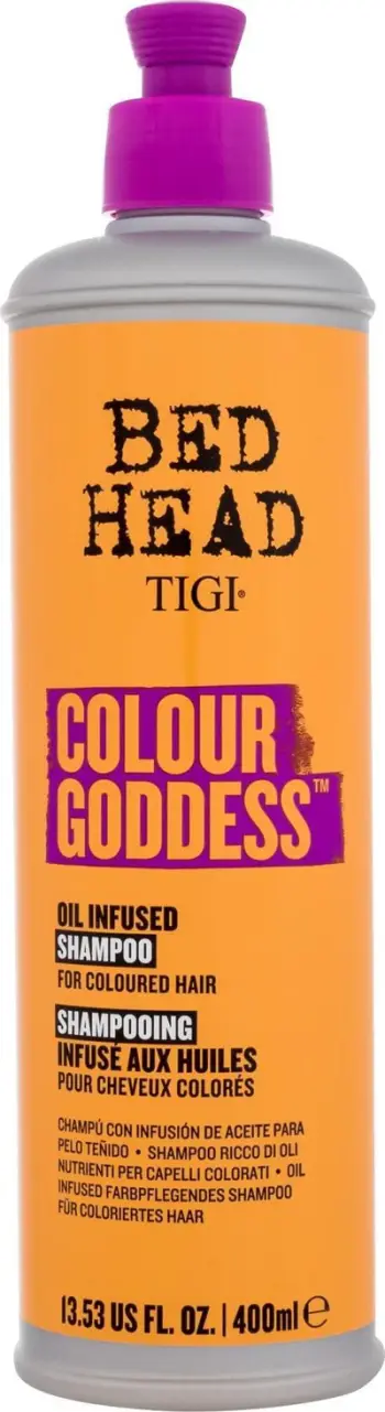 Shampo TIGI Bed Head Colour Goddess, për flokë të lyer, me vajra ushqyes, 400ml