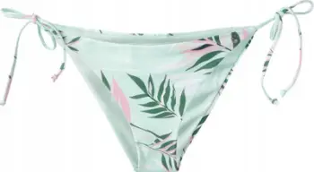 Pjesë e poshtme bikini AquaWave Latina Bottom W, prerje klasike, me lidhëse anësore, jeshile me motive