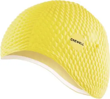 Kaska noti Crowell Bubble, për flokë të gjatë, gome e trashë, e verdhë