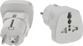 Adapter prizë Bachmann Power Plug 921.000, Foreign në Schuko, i bardhë