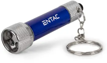 Elektrik xhepi Entac Pocket Mini, 5 LED, me unazë çelësash, blu