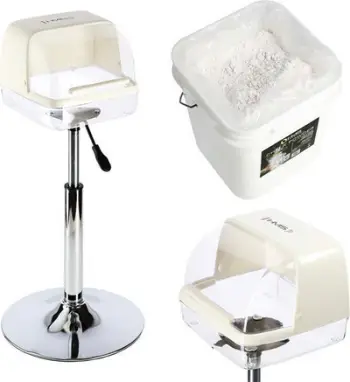 Stendë magnezi HMS Set, enë 900 g, rregullim lartësie, e bardhë