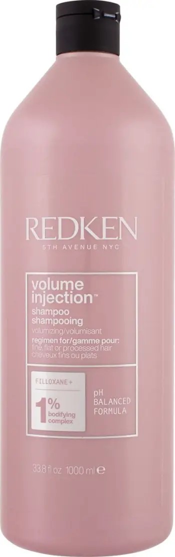 Shampo Redken Volume Injection, 1000ml, për volum, rozë