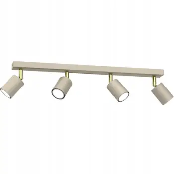 Reflektor tavanor Luminex Striper 4598, 4 spote, modern, bezhë