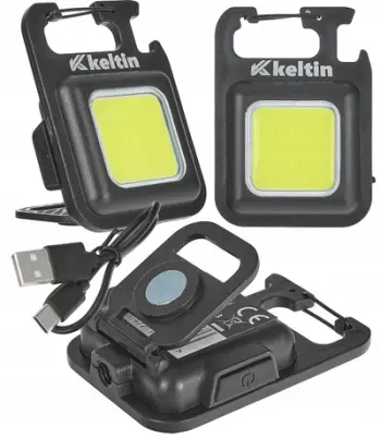 Elektrik dore xhepi Keltin, LED COB 6W 300lm, 500mAh, i zi