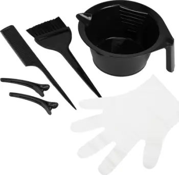 Set për ngjyrosje flokësh ACTIVESHOP, profesionál, 100 doreza, i zi