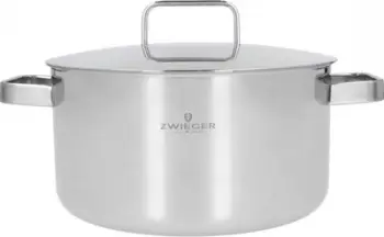 Tenxhere inox Zwieger Thermopot, 24 cm, izolim termik, argjend