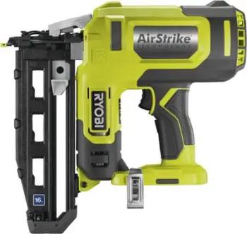 Gozhdues me bateri Ryobi ONE+ 18V, 16 Gauge, pa bateri, jeshil