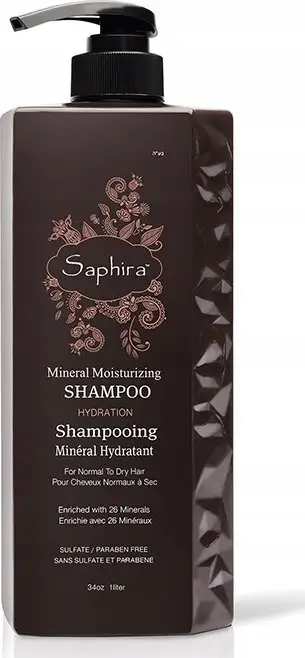 Shampo flokësh Saphira Mineral Moisturizing, hidratuese, 1000ml