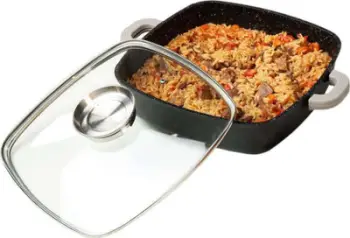 Tigan katror NAVA FUNTZIO, granit, 28 cm 4.7L, i zi