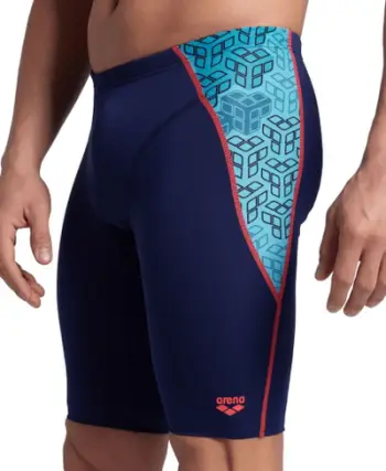 Shorce noti Arena Camo Kikko Swim Jammer, për meshkuj, i kaltër i errët