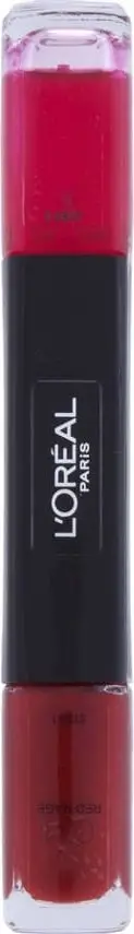 Buzëkuq L’Oréal Paris Infaillible 24H Lip Duo, i lëngshëm, qëndrueshmëri e gjatë, i kuq