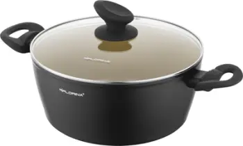 Tigan alumini Florina AmVegan, 24 cm, 3.6L, gri