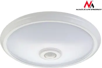 Panel LED tavanor Maclean, 12W, sensor lëvizjeje PIR, me furnizim emergjent, i bardhë