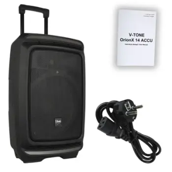 Altoparlant aktiv me bateri V TONE OrionX 14 ACCU, 14", 300W, i zi