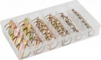 Set kunja ndarëse me unazë Hogert Technik HT8G506, 5 11 mm, çelik i galvanizuar