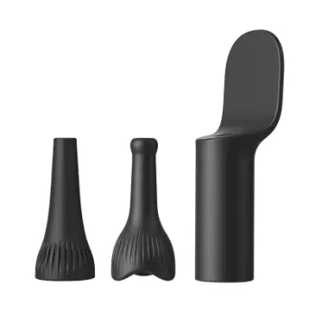Set aksesorësh Bebird Otoscope Earwax Removal, majë për vesh hundë dhe fyt, silikon, i zi