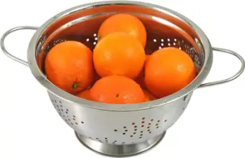 Kullesë metalike KingHoff, çelik inox, 28cm, argjendtë