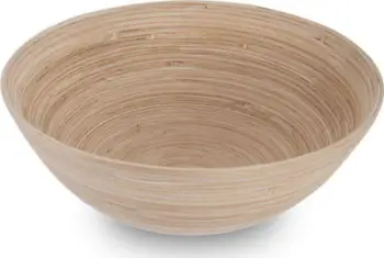 Kupa bambu Unique Bamboo, për fruta dhe perime, dekorative, kafe natyrale