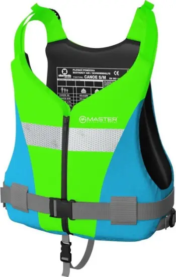 Jelet noti MASTER Eleave XXXL, për mbi 90kg, me shirita reflektues, jeshil lime blu
