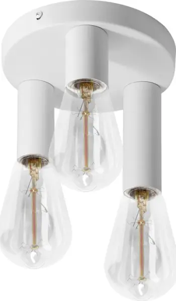 Llambadar tavani Adviti AD-OP-6436W, 3x E27, LED, i bardhë