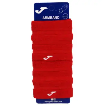 Dorezë sportive Joma Slam Wristband, set 2 copë, pambuk, e kuqe