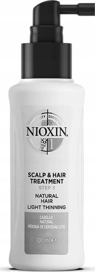 Trajtim për flokë Nioxin System 1 Step 3, për hollim të lehtë, 100ml, i bardhë