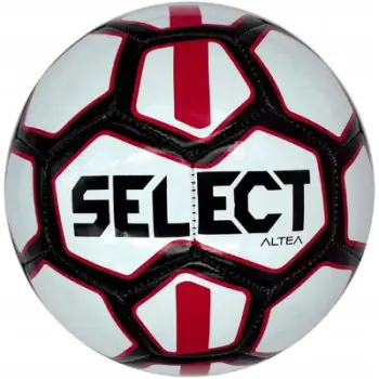 Top futbolli Select Altea V24, madhësia 4, për fëmijë, i bardhë kuq e zi