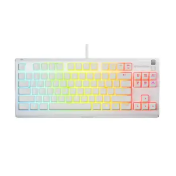 Tastierë SteelSeries Apex 3 TKL, US, e bardhë